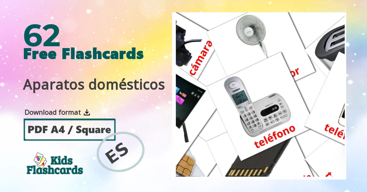 Aparatos domésticos spanish vocabulary flashcards