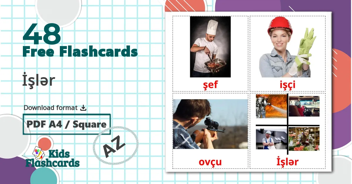 48 İşlər flashcards