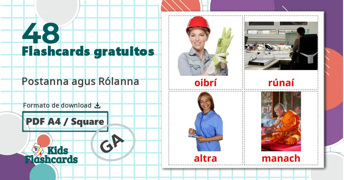 48 Flashcards de Empregos e ocupações