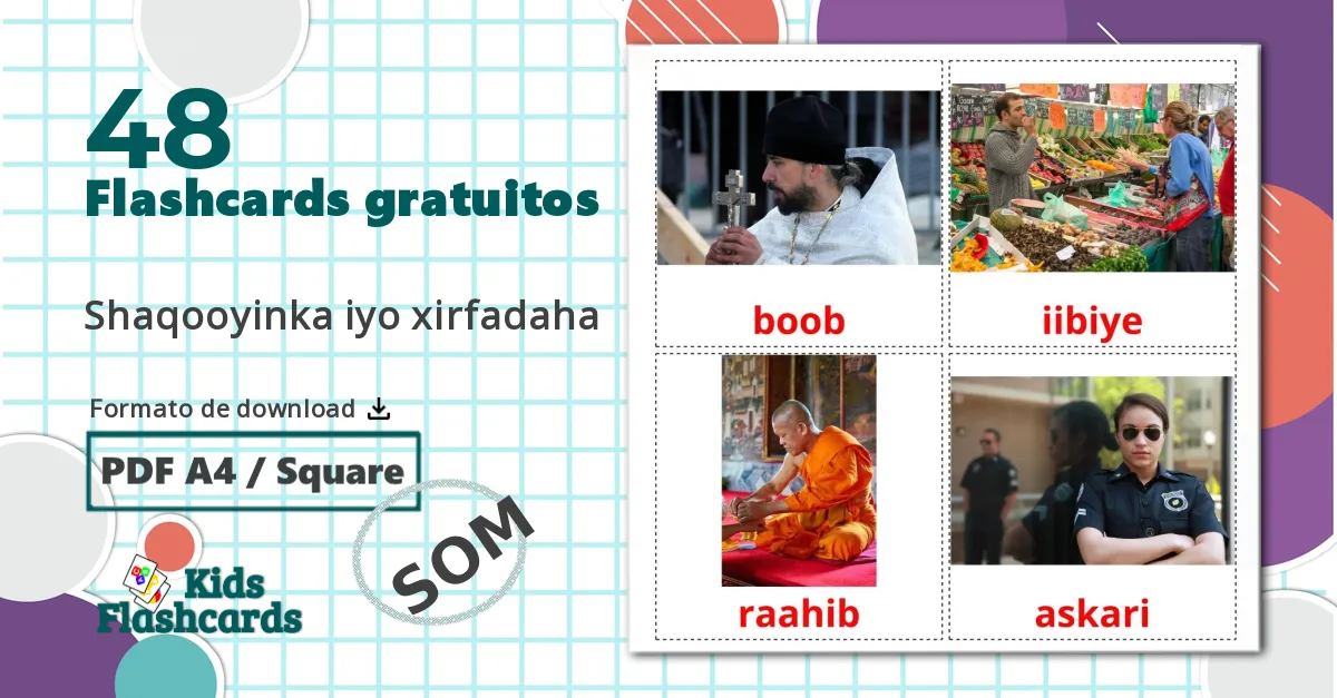 48 Flashcards de Empregos e ocupações