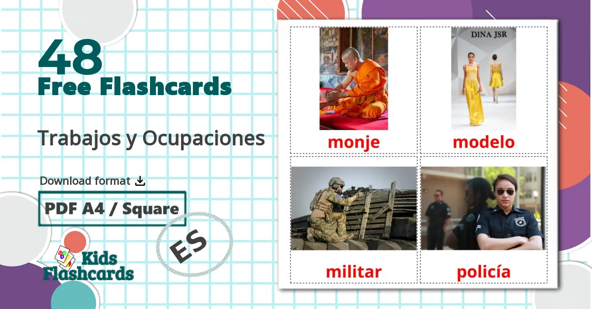 48 Trabajos y Ocupaciones flashcards