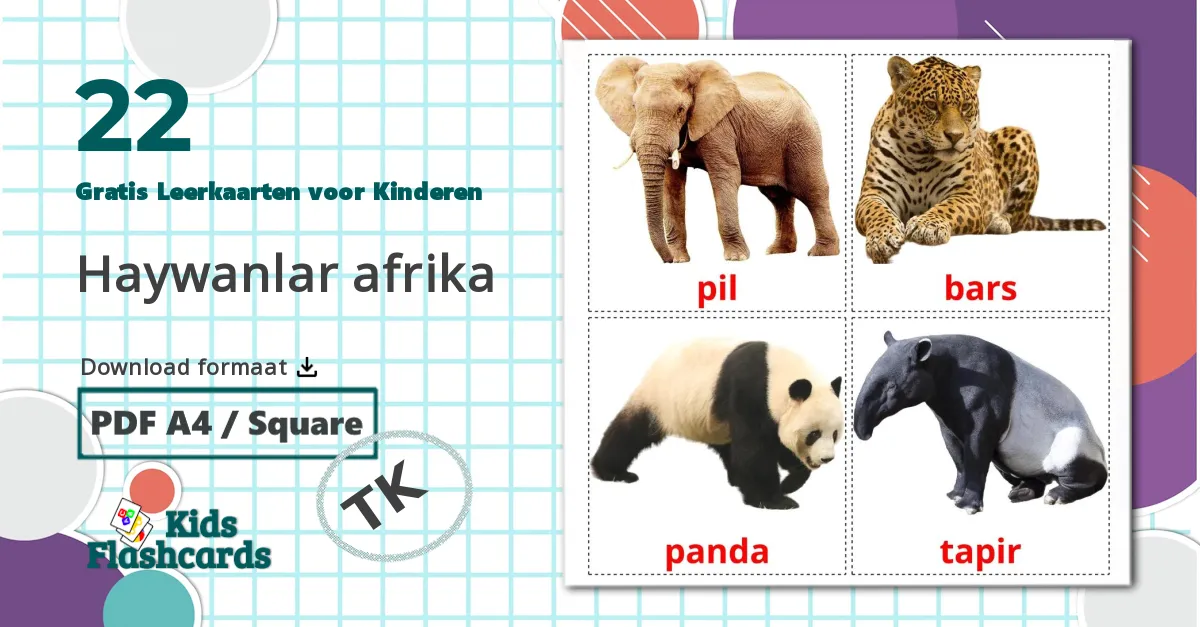 22 Landvoertuigen Leerkaarten voor kinderen