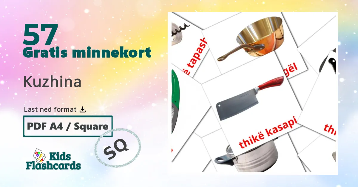 57 Kuzhina bildekort