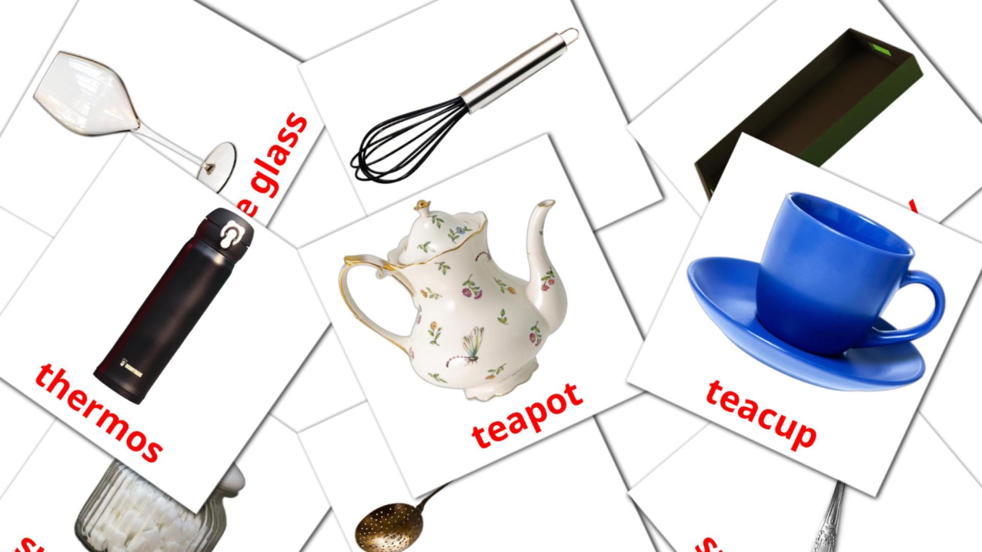 Kitchen chinese(Traditional) vocabulary flashcards