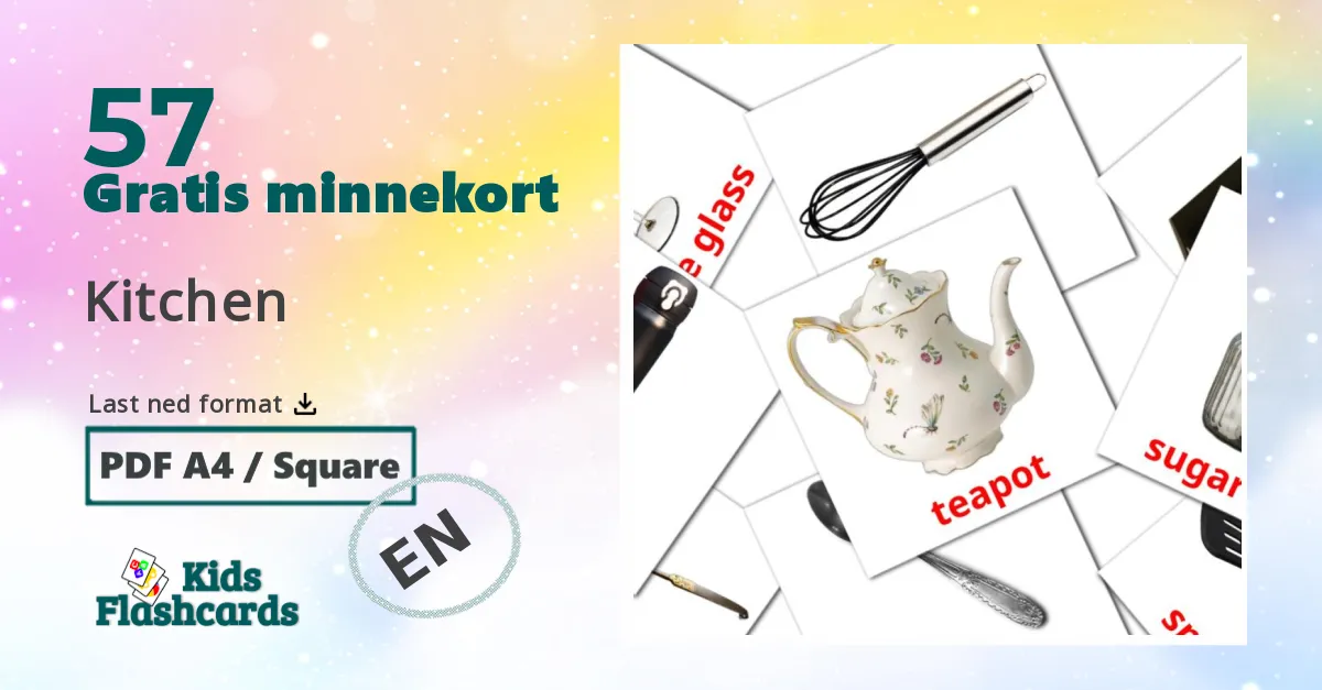 57 Kitchen bildekort