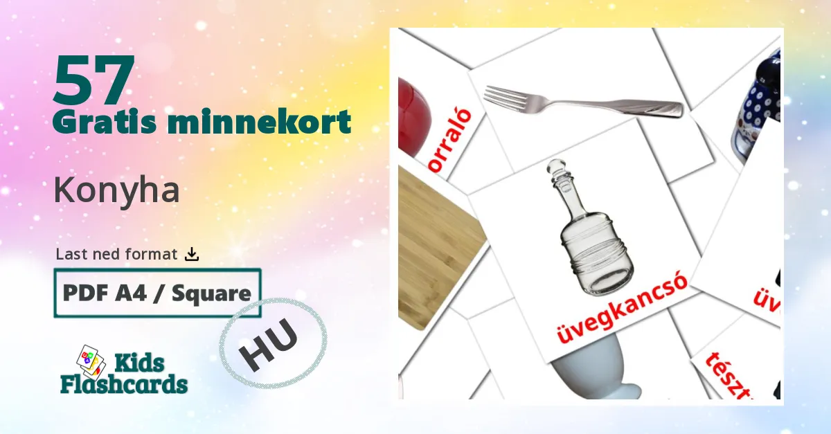 57 Konyha bildekort