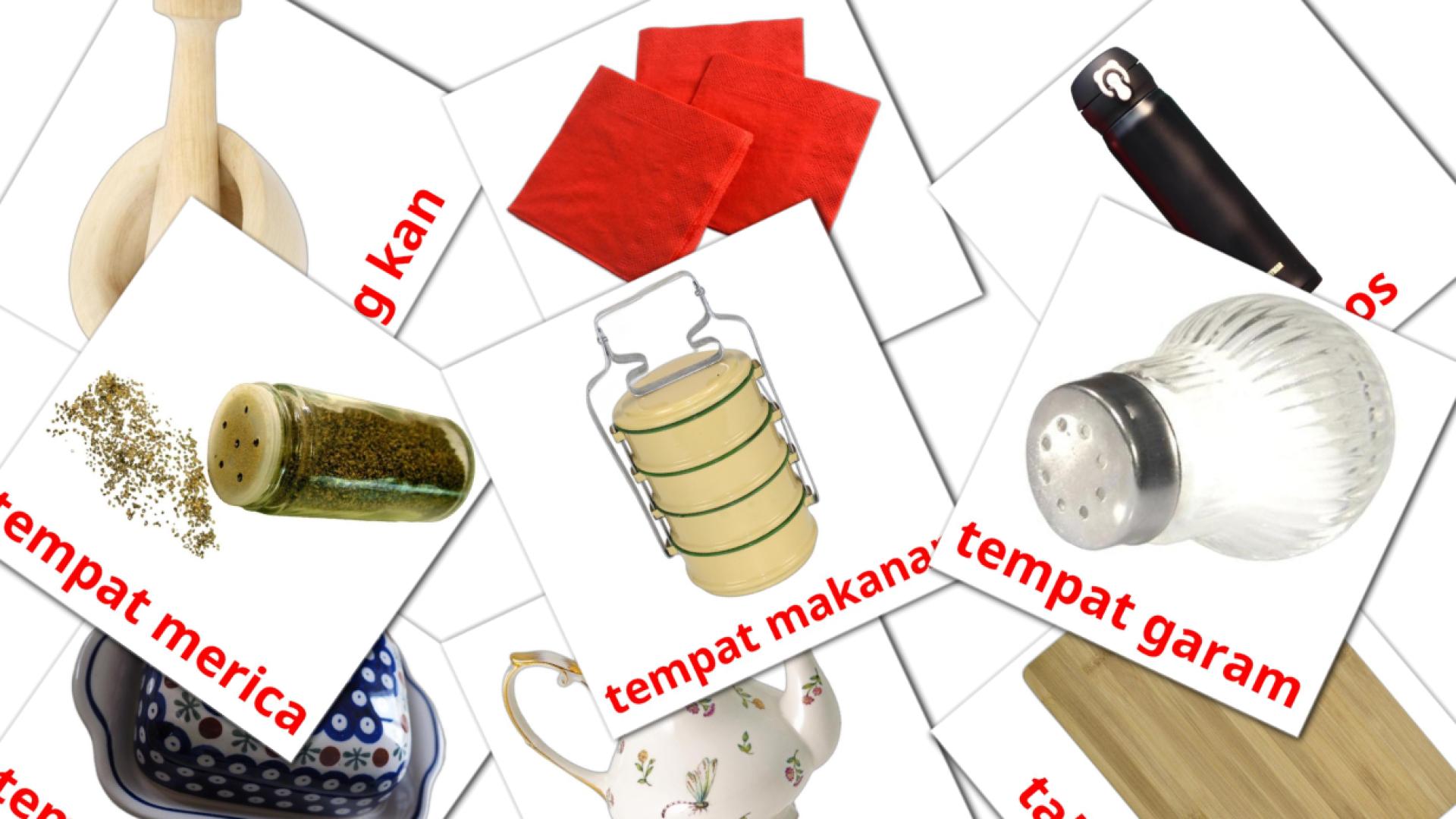 Dapur Flashcards di vocabolario indonesiano