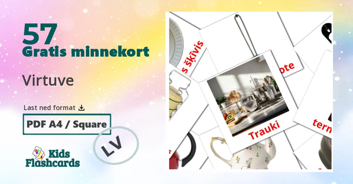 57 Virtuve bildekort