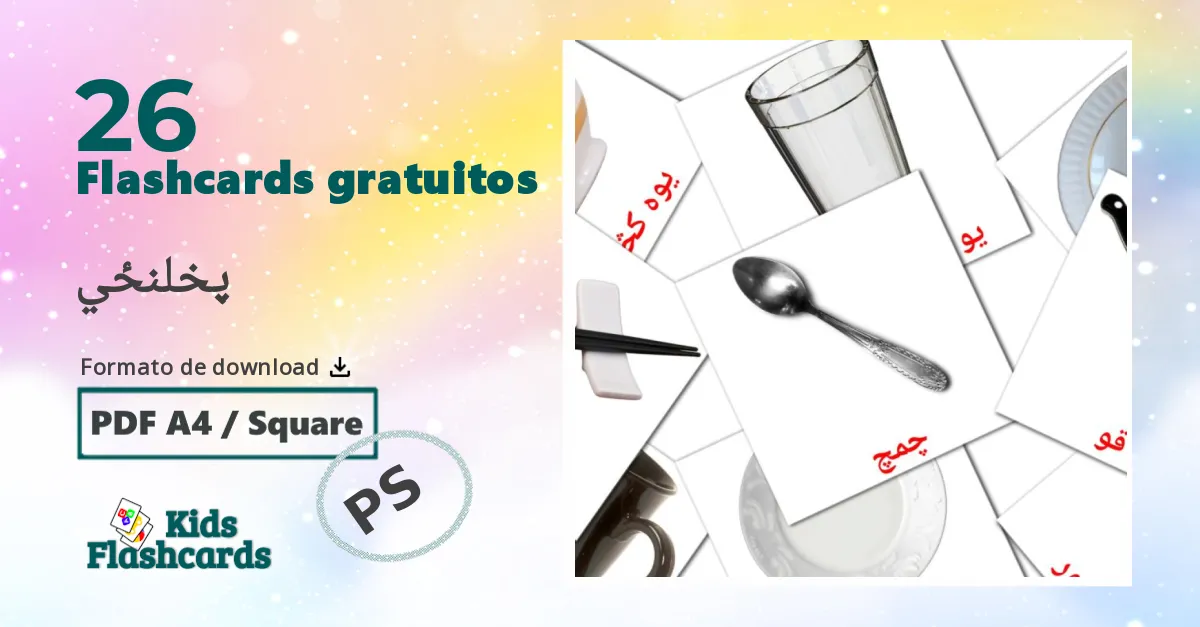 Flashcards de Cozinha