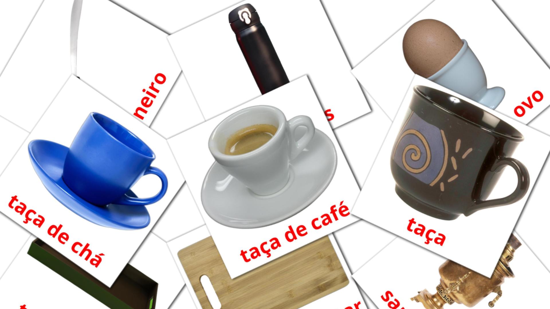 portugués tarjetas de vocabulario en Cozinha