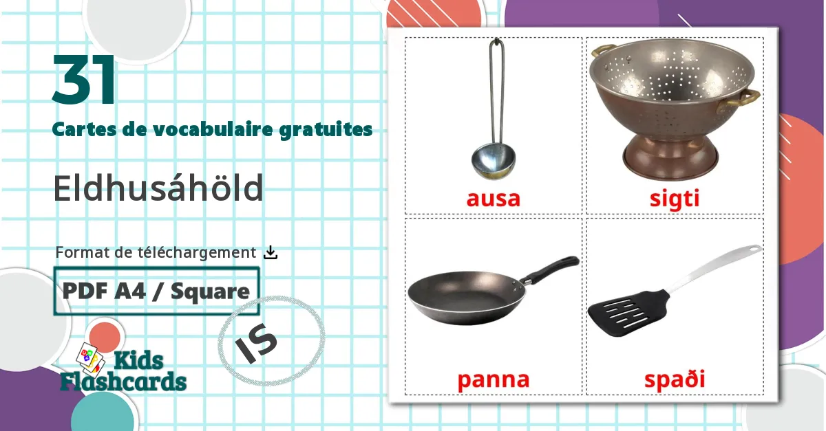 31 Imagiers Eldhusáhöld