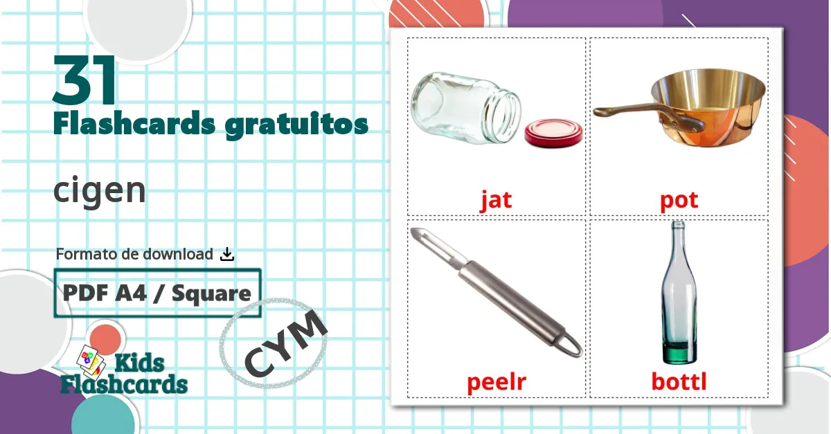 31 Estágios bildkort för barn