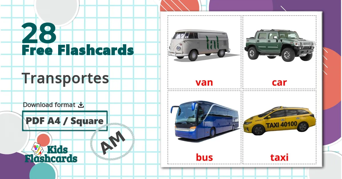 28 Land transport flashcards