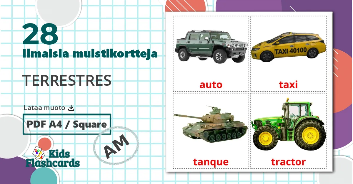 28 Maakuljetus bildekort
