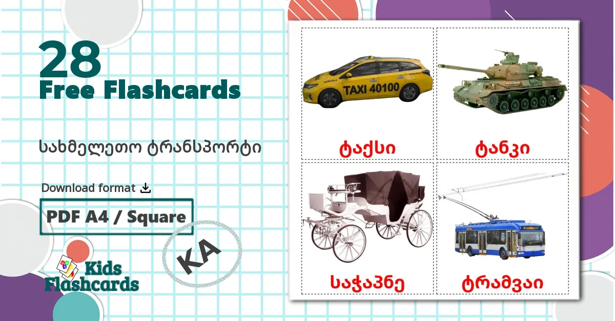 28 Land transport flashcards