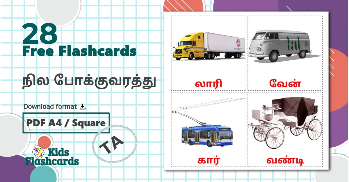 28 Land transport flashcards