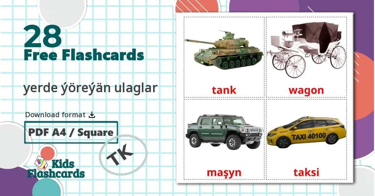28 Land transport flashcards