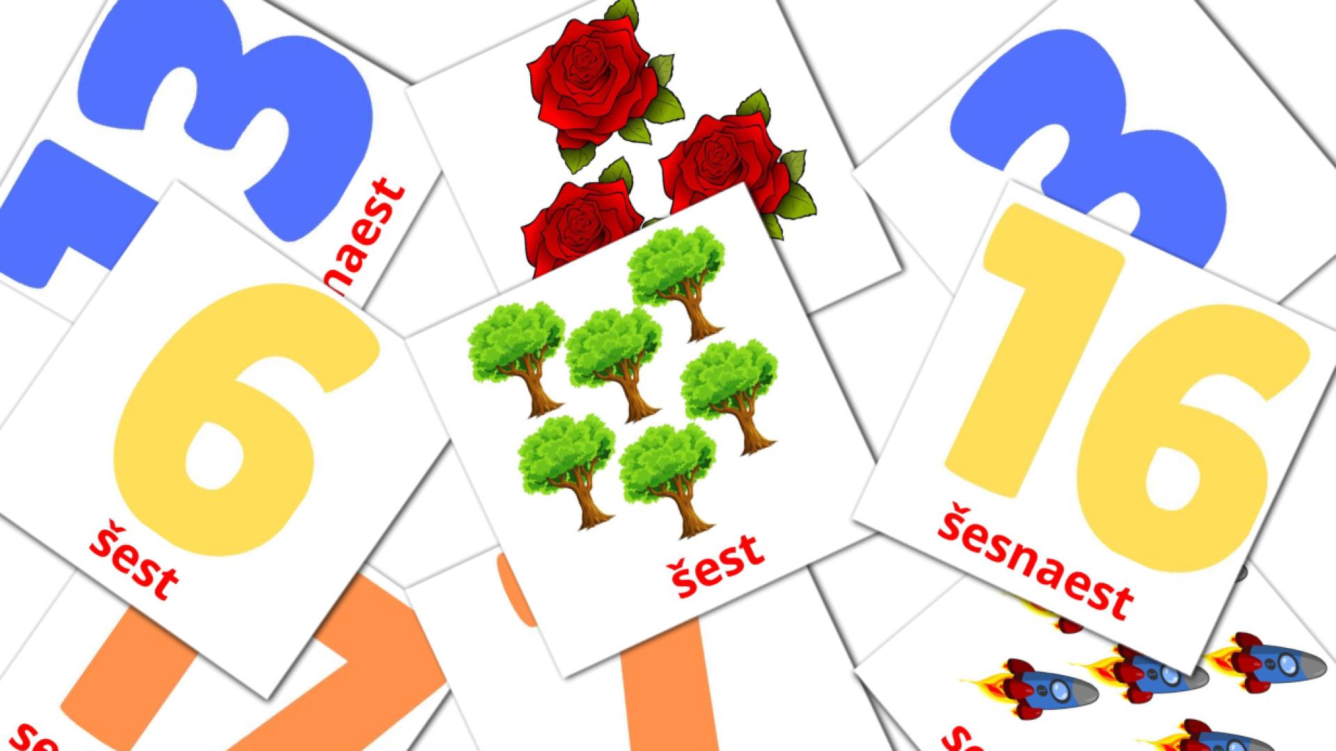 Maths bosnian vocabulary flashcards