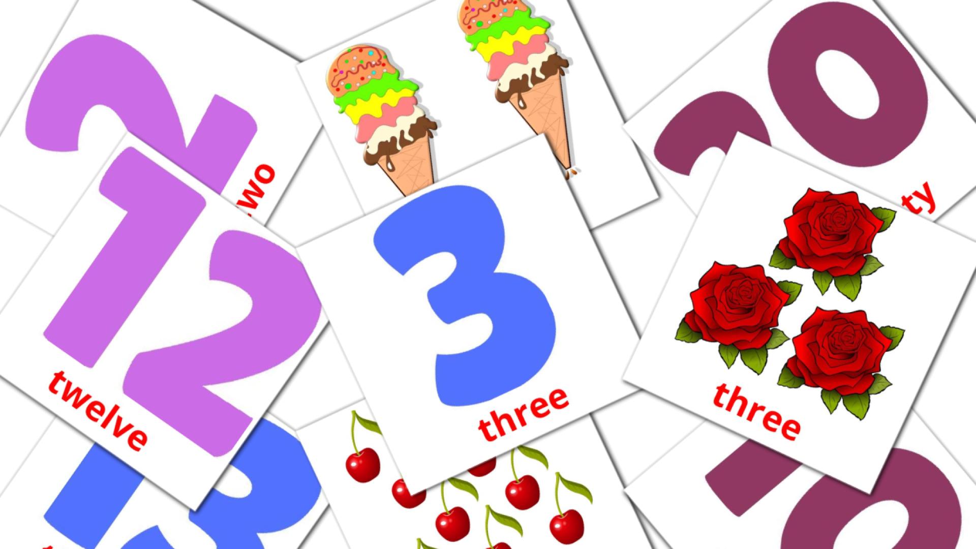 30 Math flashcards