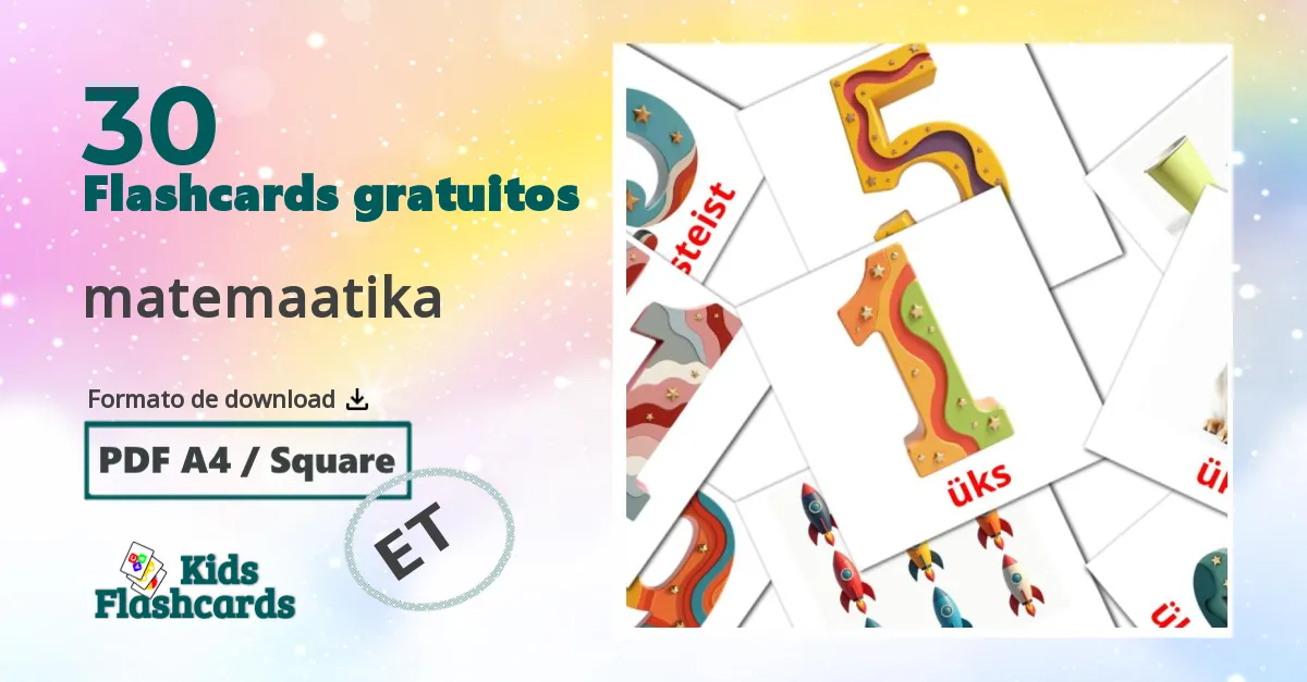 30 Flashcards de matemaatika