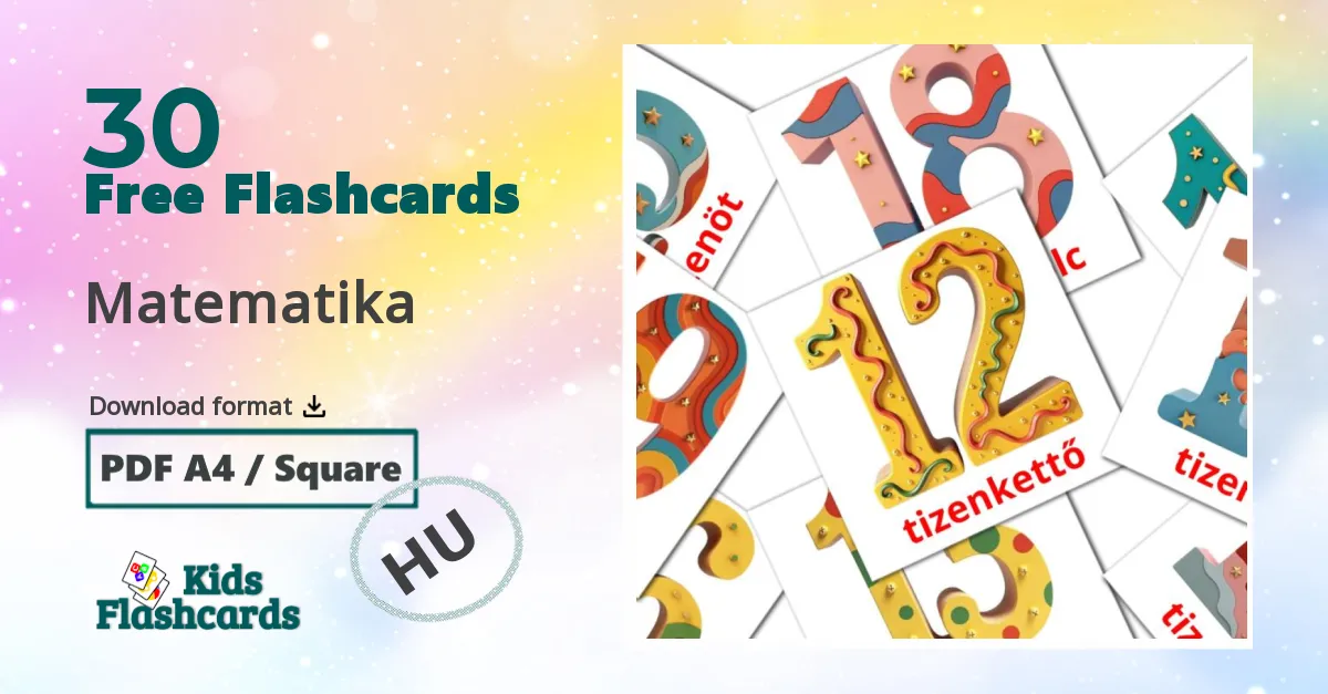 Matematika hungarian vocabulary flashcards