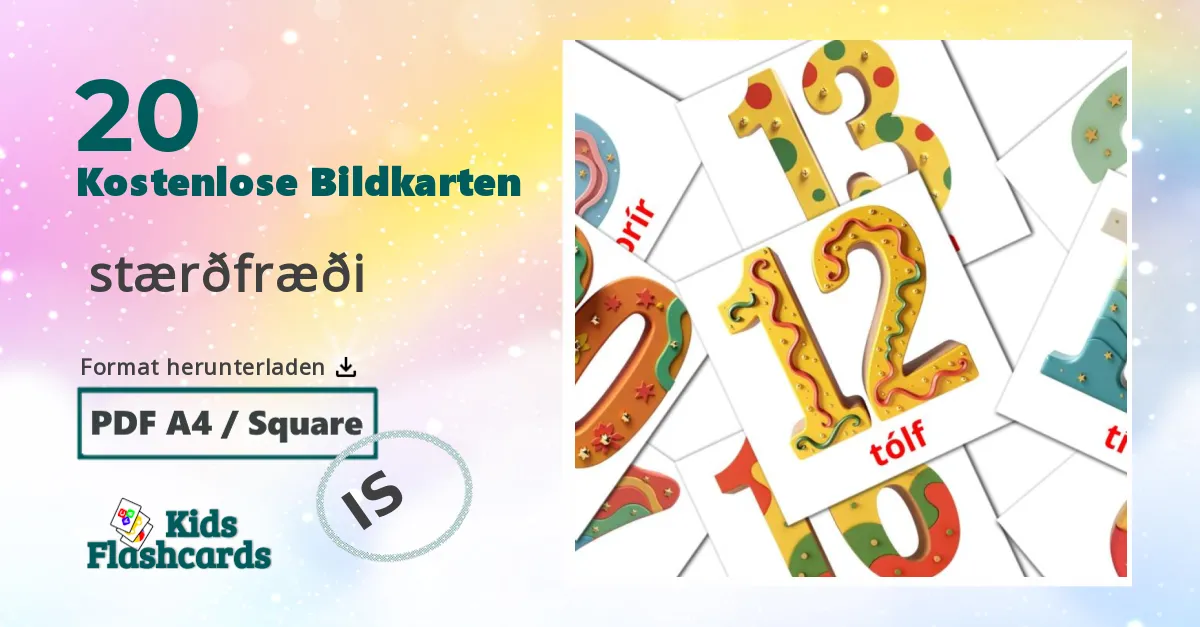 Bildkarten für Mathematik