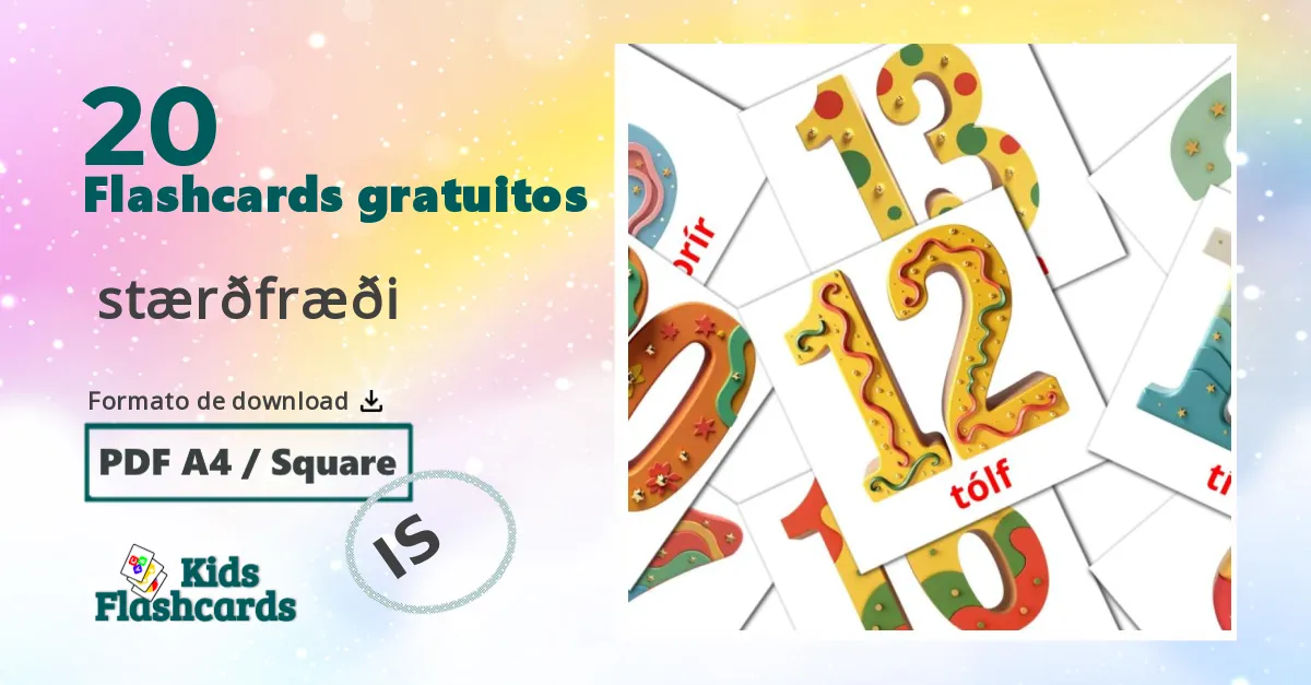 Flashcards de Matemática