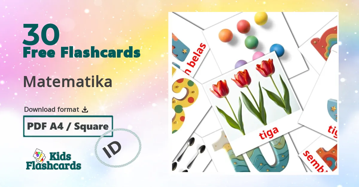 30 Matematika flashcards