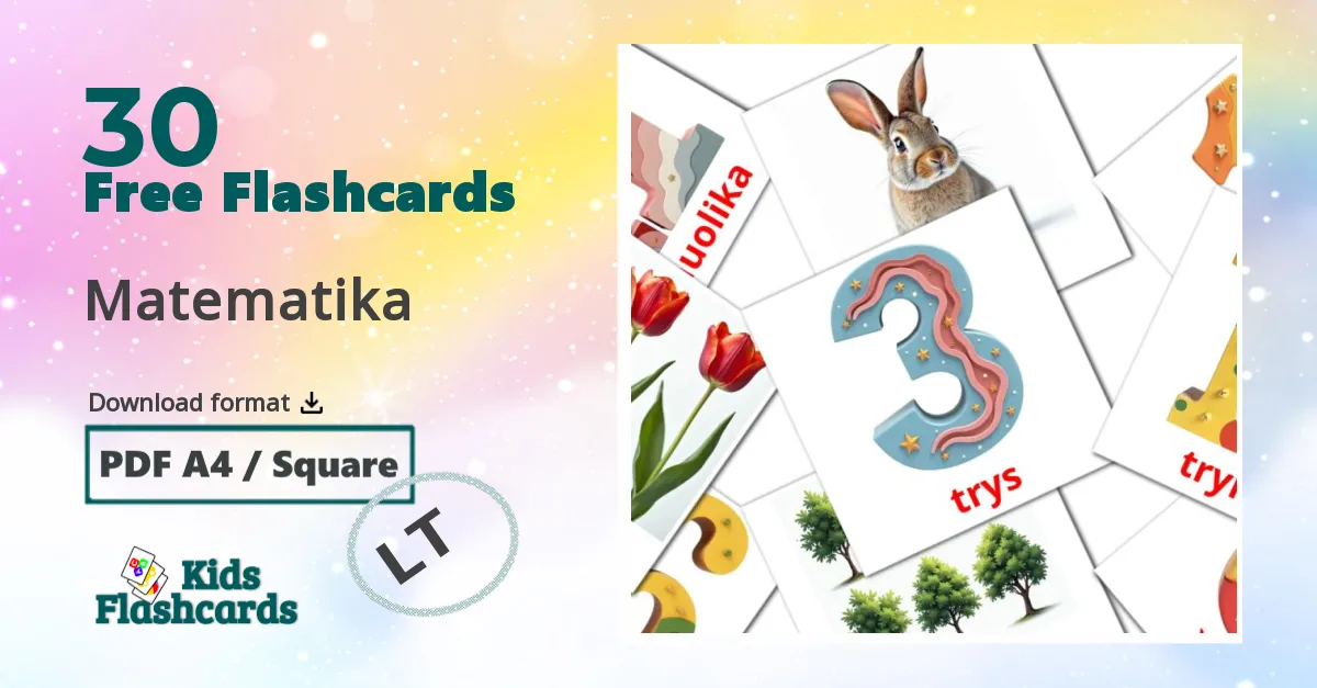 30 Matematika  flashcards