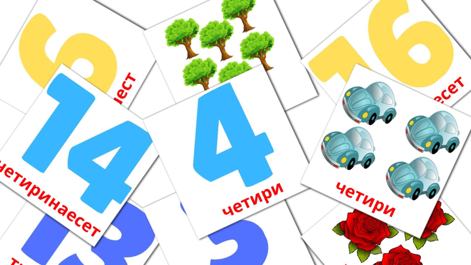 macedonio tarjetas de vocabulario en Математика