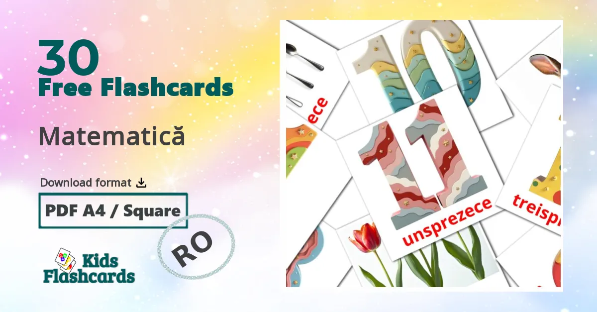 30 Matematică flashcards