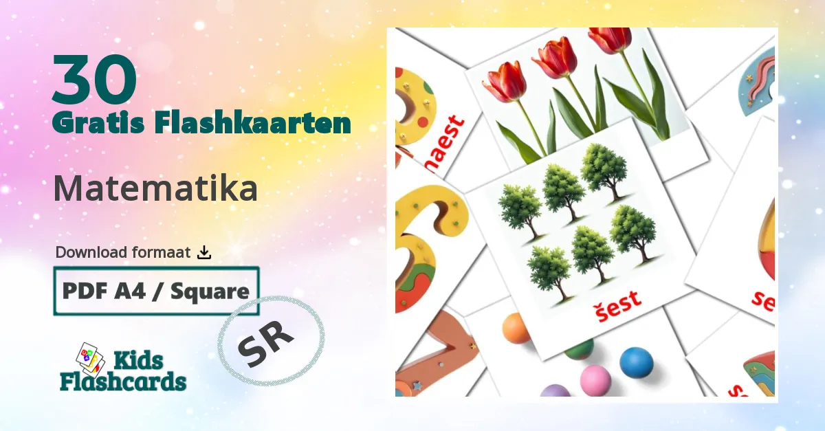 30 Matematika flashcards