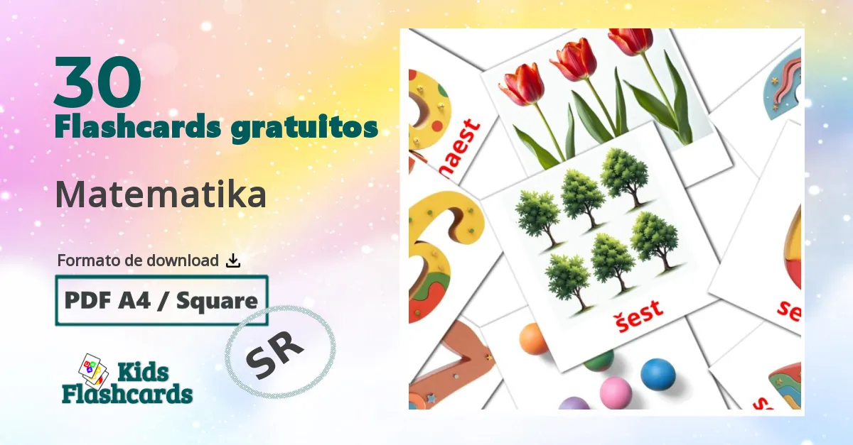 30 Flashcards de Matematika