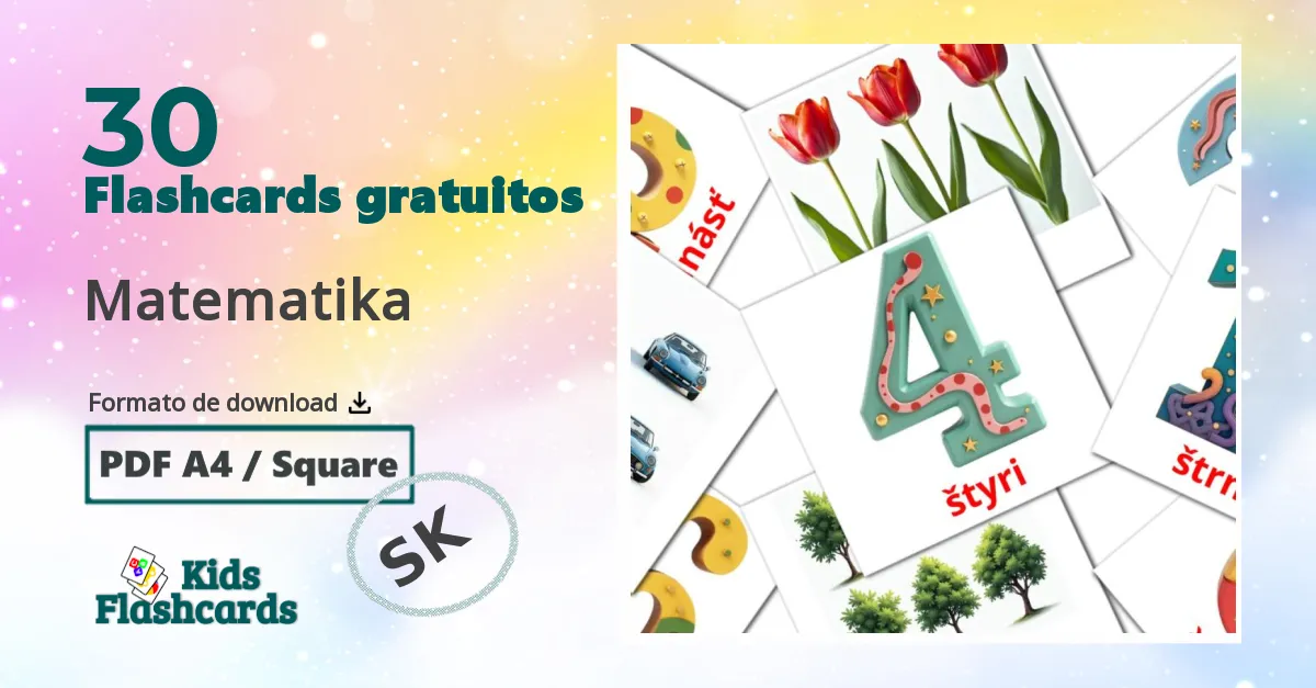 30 Flashcards de Matematika