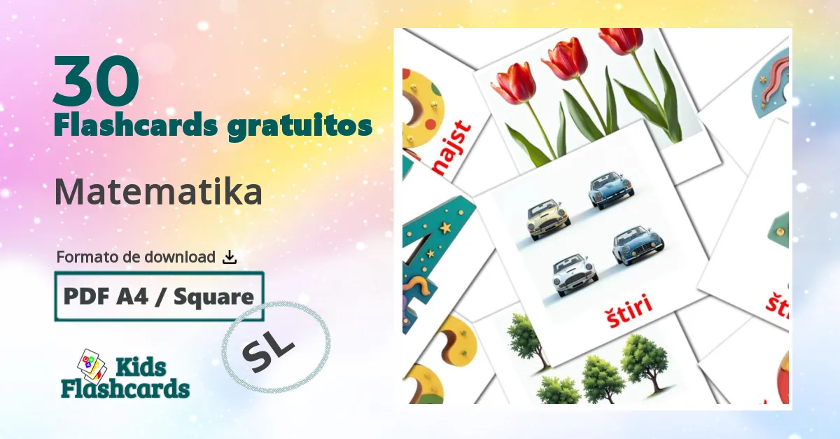 30 Flashcards de Matematika