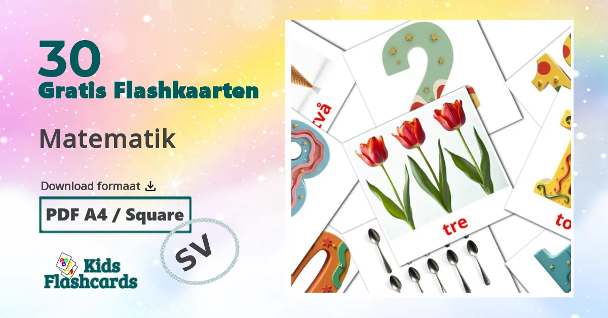 30 Matematik flashcards