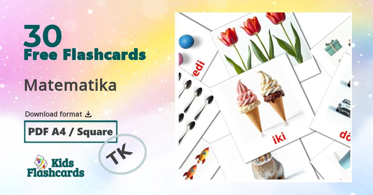 30 Matematika flashcards