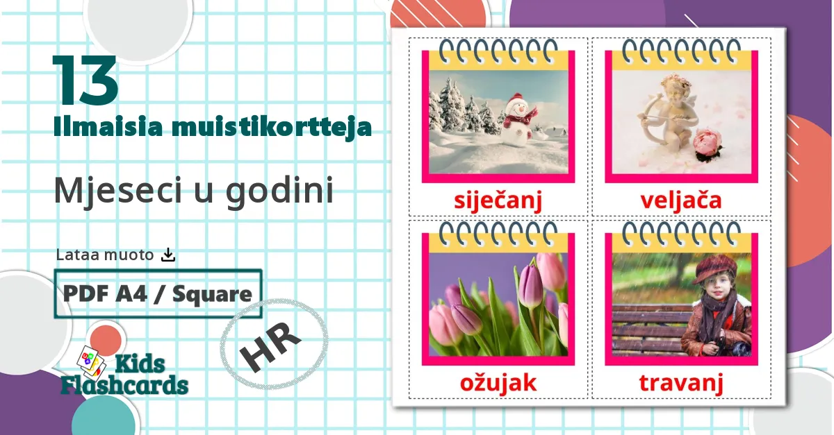 13 Mjeseci u godini lasten kuvakortit