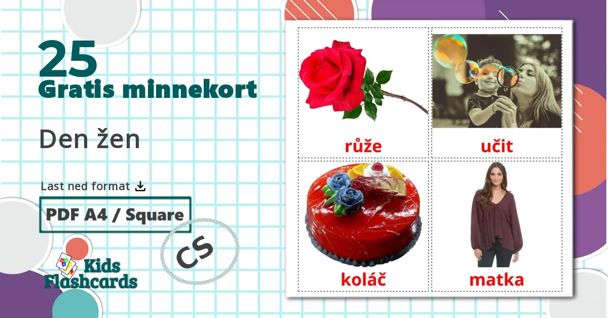 25 Den žen bildekort