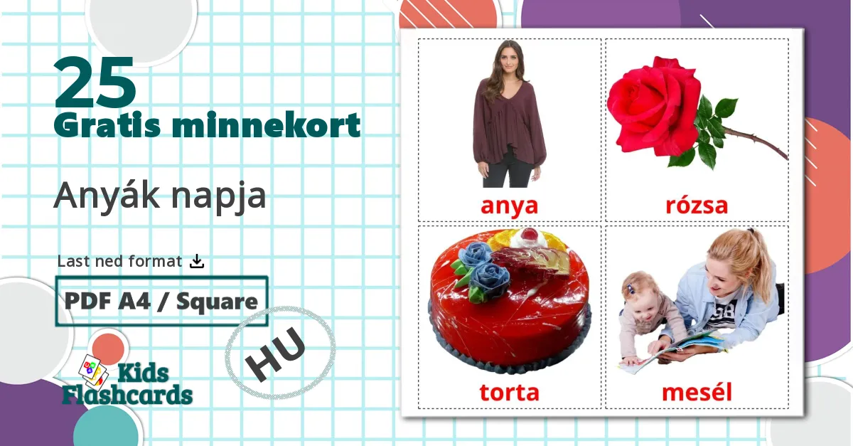 25 Anyák napja bildekort