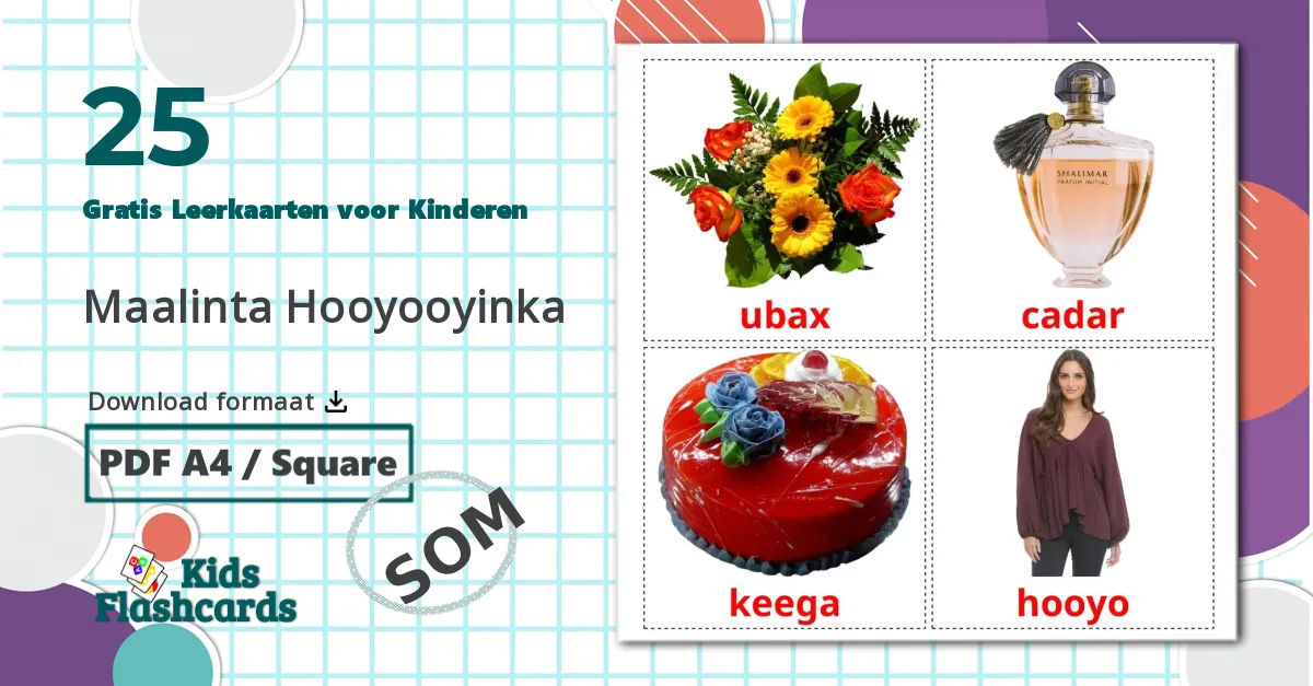 25 Moederdag Leerkaarten voor kinderen