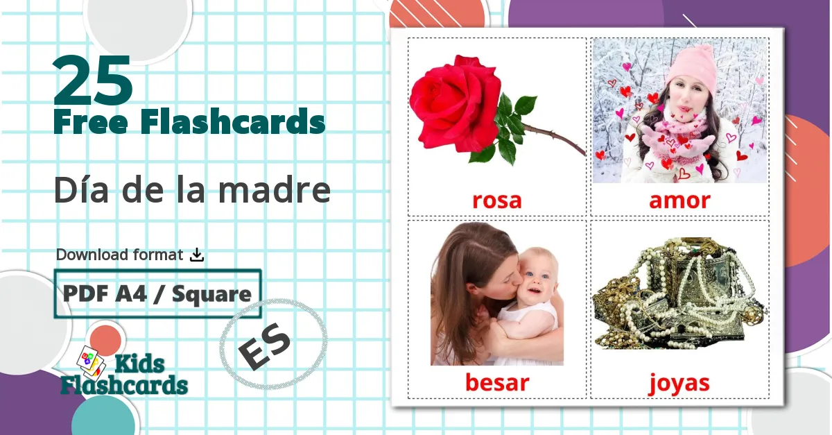 25 Día de la madre flashcards