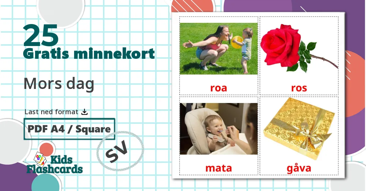 25 Mors dag flashcards