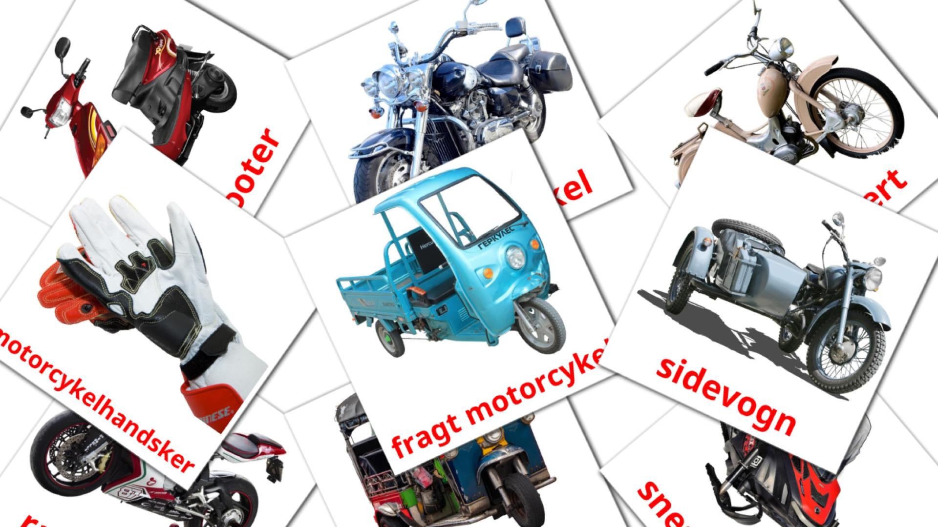 12 Motorcykler flashcards