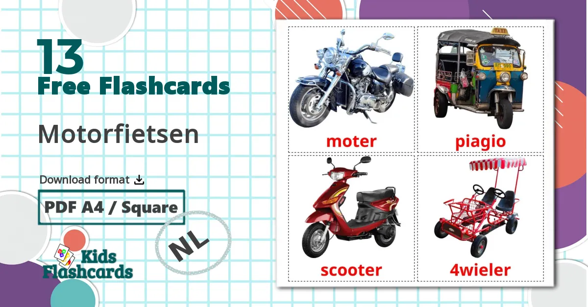 13 Motorfietsen flashcards