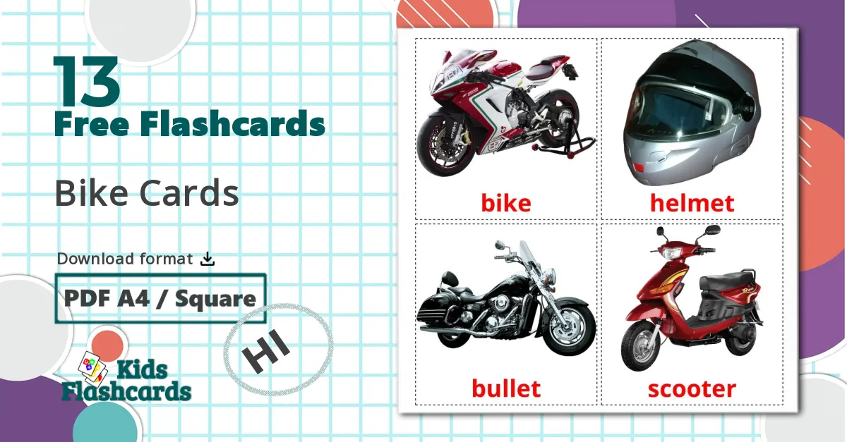 13 Motorcycles flashcards