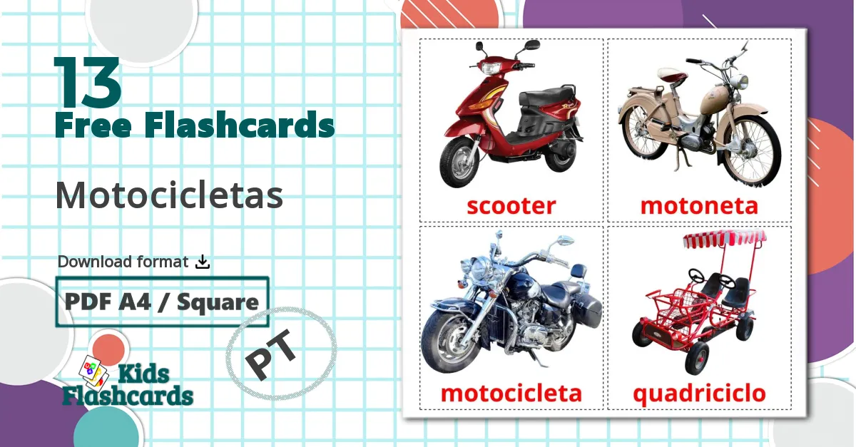 13 Motocicletas flashcards