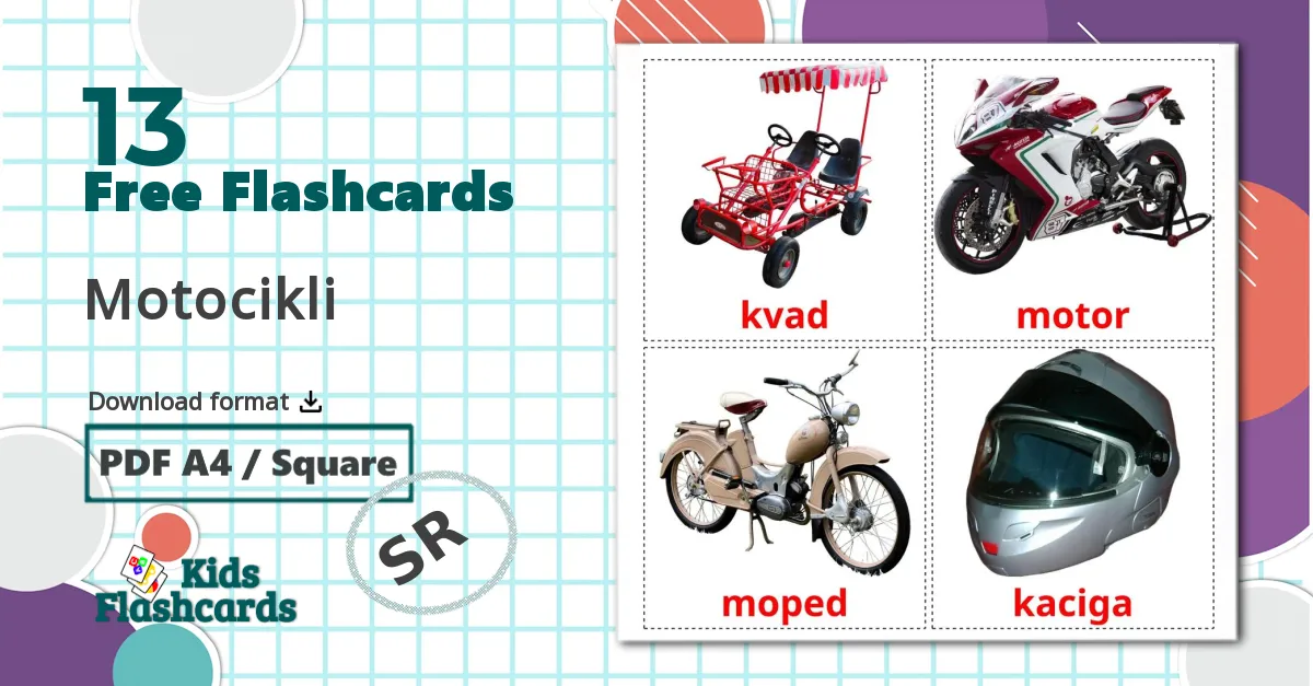 13 Motorcycles flashcards