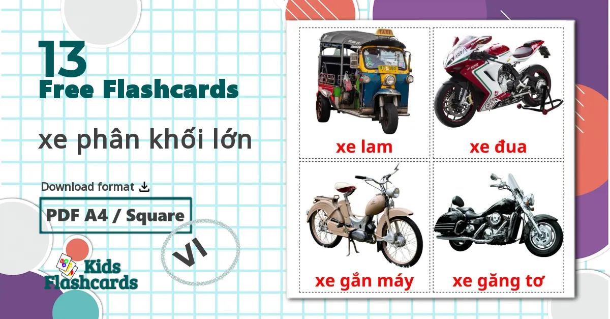 13 Motorcycles flashcards
