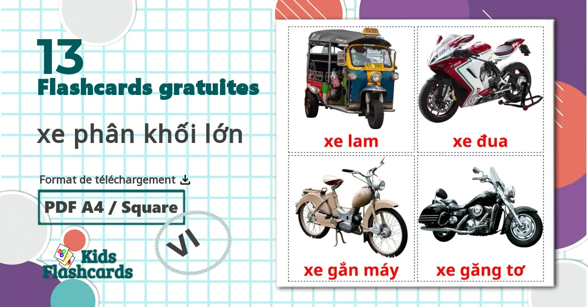 13 Imagiers Véhicules Motos